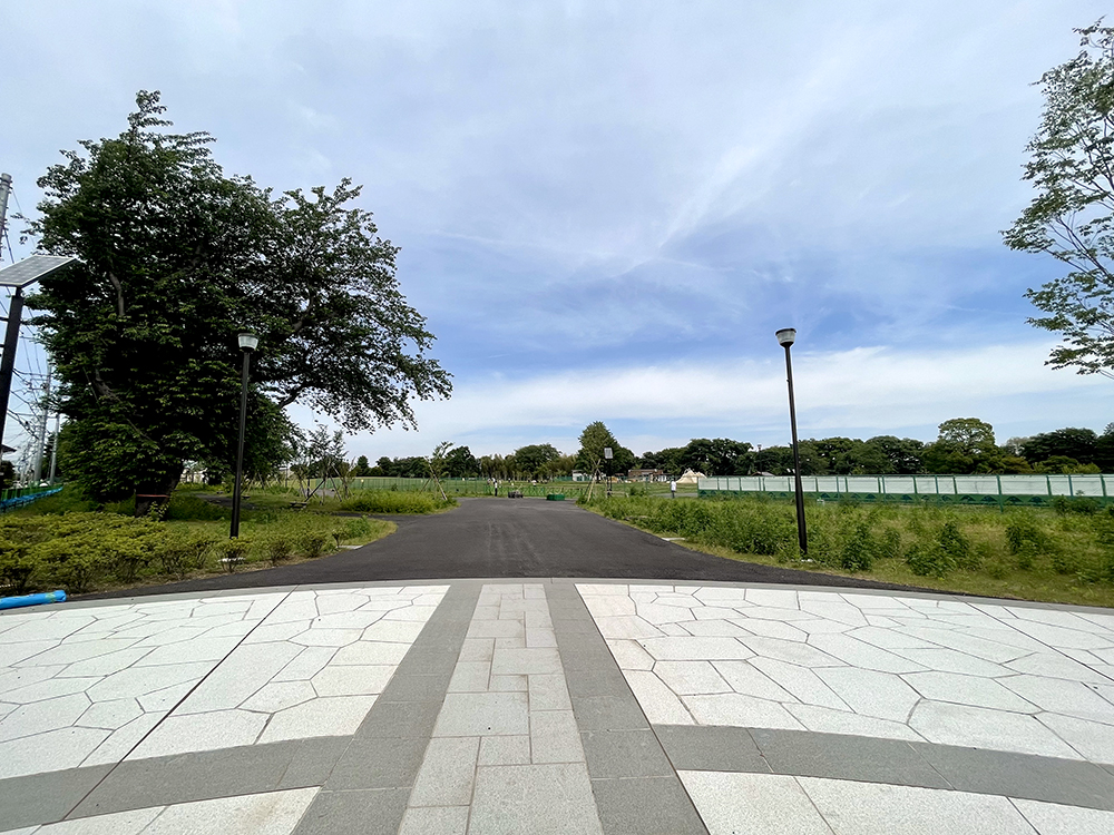 高井戸公園の新しくできる南地区とつながる入口
