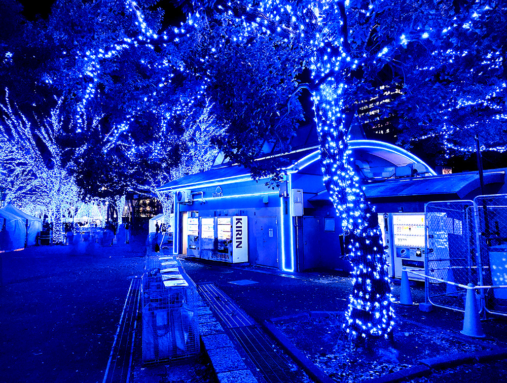青の洞窟 SHIBUYA2023の売店「青の洞窟 Blue Parks」