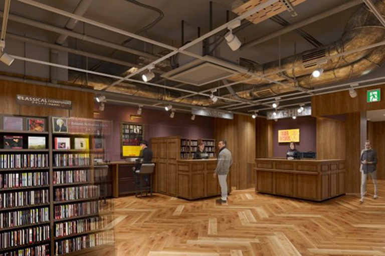 リニューアルで大規模改修するタワーレコード渋谷店のクラシック専門売場